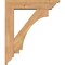 Ekena Millwork Imperial Traditional Smooth Bracket w/ Offset Brace, Western Red Cedar, 5 1/2"W x 22"D x 26"H BKT0604X22X26IMP01SWR - alternate 2